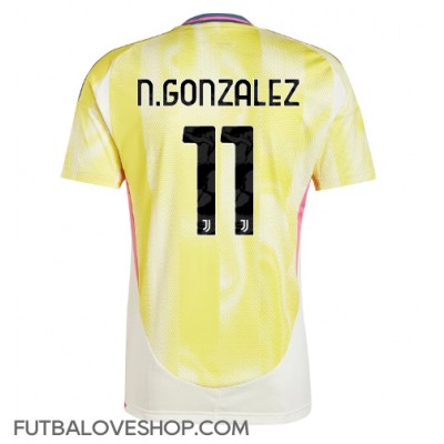 Dres Juventus Nicolas Gonzalez #11 Preč 2024-25 Krátky Rukáv Dres Juventus Nicolas Gonzalez #11 Preč 2024-25 Krátky Rukáv